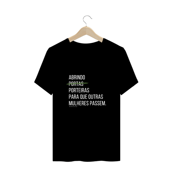 T-Shirt PROPÓSITO #UMOLHARFEMININONOAGRO