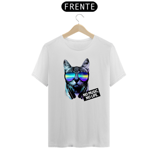 Nome do produto Gato DJ No Music, No Life.