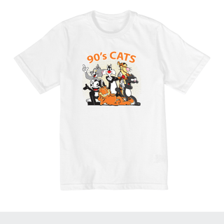 Nome do produto Camiseta Infantil 90's Cats