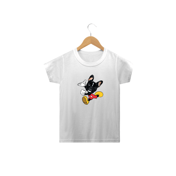 Bullmickey French Camiseta Infantil Unissex