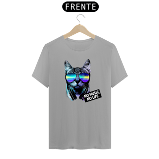 Nome do produto Gato DJ No Music, No Life.