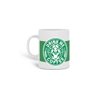 Caneca Alice Drink-Me Coffee