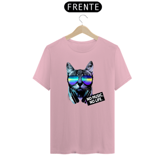 Nome do produto Gato DJ No Music, No Life.