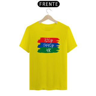 Nome do produto Camiseta - 720p vs 1440p vs 4k