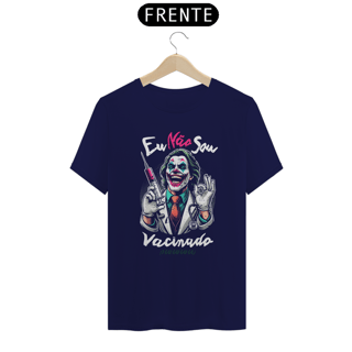 Nome do produto Camiseta - Eu não sou vacinado, coringado