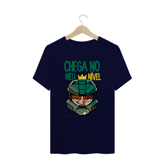 Nome do produto Camiseta PLUS SIZE - Chega no meu nível (Chiefzinho)
