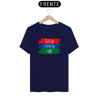 Nome do produto Camiseta - 720p vs 1440p vs 4k