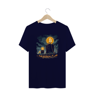 Nome do produto Camiseta PLUS SIZE - Bitcoin Night