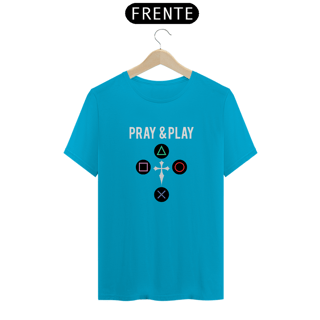 Nome do produto Camiseta - Pray & Play PS