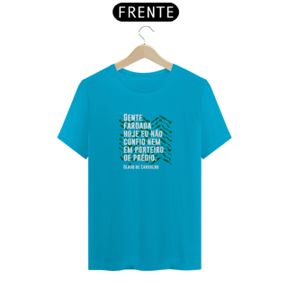 Nome do produto Camiseta - Não confio em gente fardada
