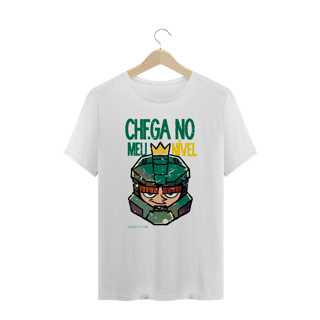 Nome do produto Camiseta PLUS SIZE - Chega no meu nível (Chiefzinho)