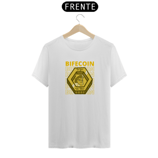 Nome do produto Camiseta - In Bife We Trust BIFECOIN