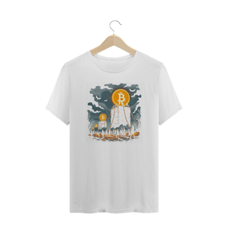 Nome do produto Camiseta PLUS SIZE - Bitcoin Night