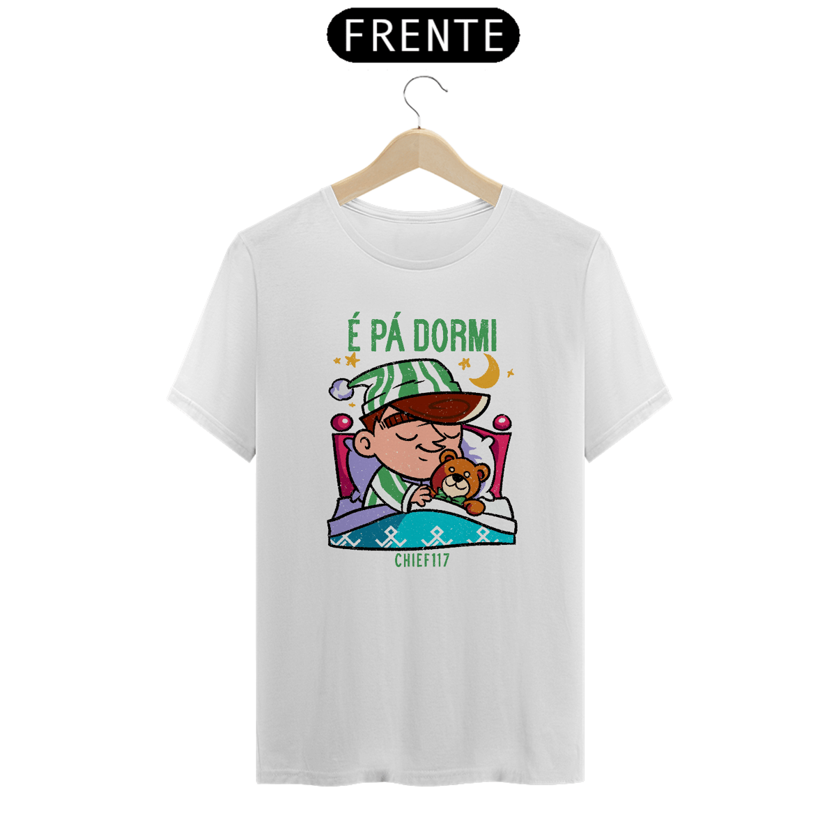 Nome do produto: Camiseta - É PÁ DORMI