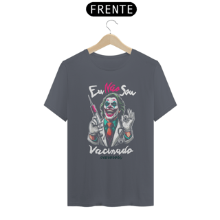 Nome do produto Camiseta - Eu não sou vacinado, coringado