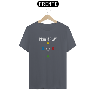 Nome do produto Camiseta - Pray & Play