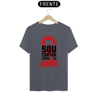 Nome do produto Camiseta - Sou contra corruPTos