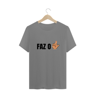Nome do produto Camiseta PLUS SIZE - Faz o L
