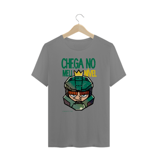 Nome do produto Camiseta PLUS SIZE - Chega no meu nível (Chiefzinho)