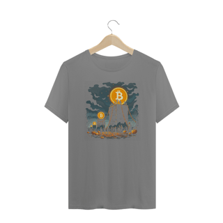 Nome do produto Camiseta PLUS SIZE - Bitcoin Night