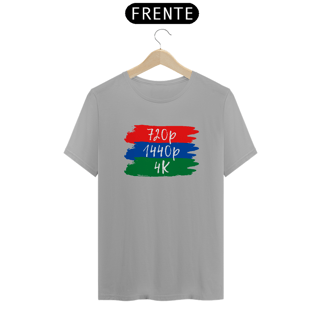 Nome do produto Camiseta - 720p vs 1440p vs 4k