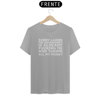 Nome do produto Camiseta - Sorry Ladies