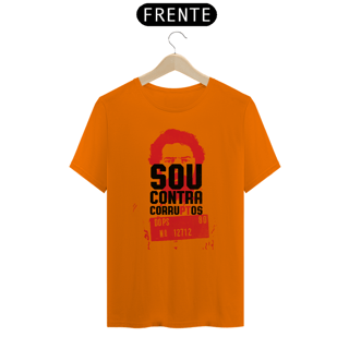 Nome do produto Camiseta - Sou contra corruPTos