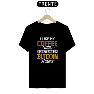 Camiseta - I Like My Coffe BITCOIN