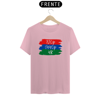 Nome do produto Camiseta - 720p vs 1440p vs 4k