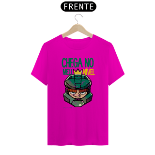 Nome do produto Camiseta - Chega no meu nível (Chiefzinho)