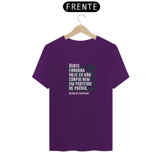 Nome do produto Camiseta - Não confio em gente fardada