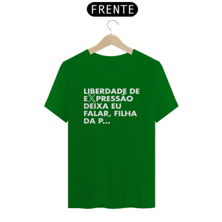 Nome do produto Camiseta - Liberdade de expressão, deixa eu falar #1
