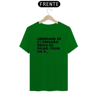 Nome do produto Camiseta - Liberdade de expressão, deixa eu falar #2