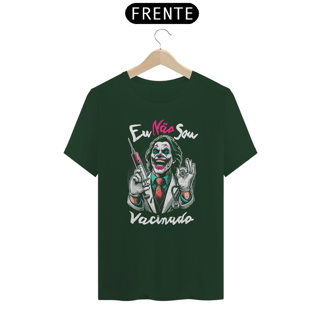 Nome do produto Camiseta - Eu não sou vacinado, coringado