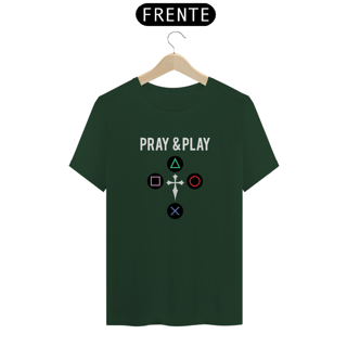 Nome do produto Camiseta - Pray & Play PS