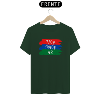Nome do produto Camiseta - 720p vs 1440p vs 4k
