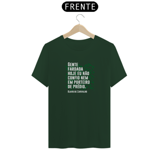 Nome do produto Camiseta - Não confio em gente fardada