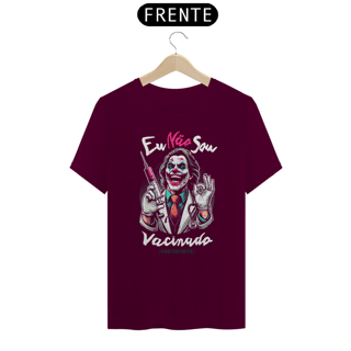 Nome do produto Camiseta - Eu não sou vacinado, coringado
