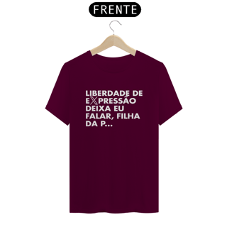 Nome do produto Camiseta - Liberdade de expressão, deixa eu falar #1