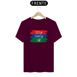 Nome do produto Camiseta - 720p vs 1440p vs 4k