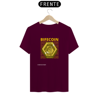Nome do produto Camiseta - In Bife We Trust BIFECOIN