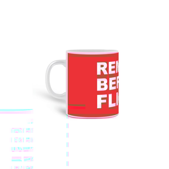 Caneca Remove Before Flight