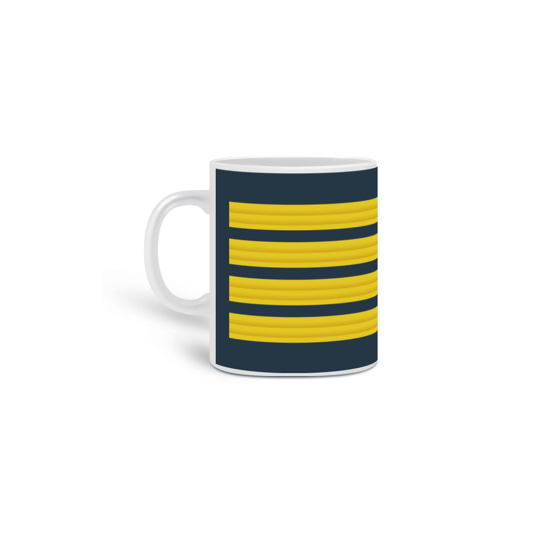 Nome do produto: Caneca Stripes Azul Marinho