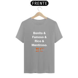 Nome do produto Camiseta - Bonito & Mentiroso