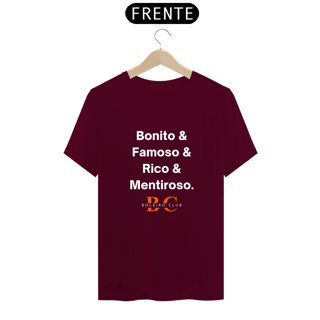 Nome do produto Camiseta - Bonito & Mentiroso