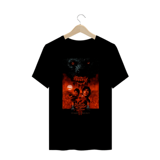 Nome do produto T-shirt Plus Size Lobisomem americano em Londres