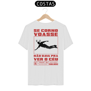 Nome do produto Se Corno Voasse - Camiseta Comemorativa