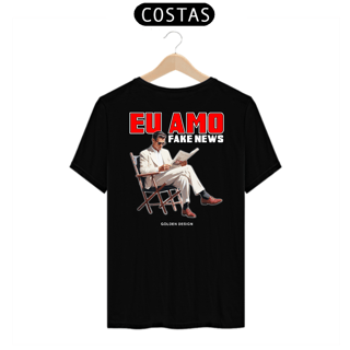 Nome do produto Eu Amo Fake News Costas