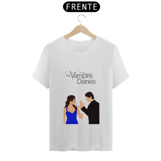 Nome do produto T-shirt The vampire diaries Elena e Damon
