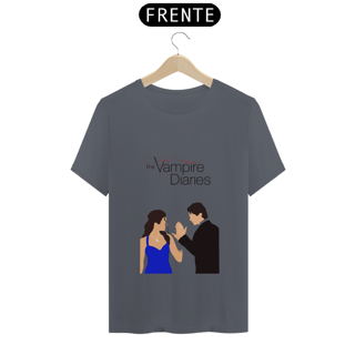Nome do produto T-shirt The vampire diaries Elena e Damon